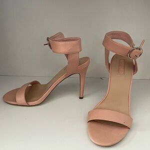 Pink Stiletto Heels Ankle Strap
